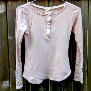 Sundance Light Pink lace cuff thermal